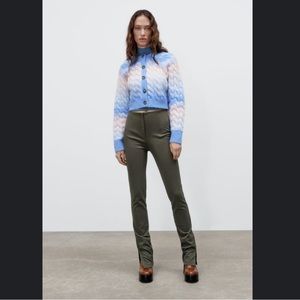 Zara trouser with split hem